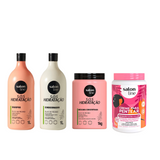 Kit completo s.o.s hidratacion mega litro x 4 - SALON LINE