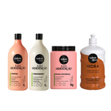 Kit completo s.o.s hidratacion mega litro x 4 - SALON LINE