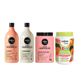 Kit completo s.o.s hidratacion mega litro x 4 - SALON LINE