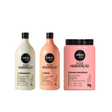 Kit completo s.o.s hidratacion mega litro x 3 - SALON LINE