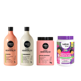 Kit completo s.o.s hidratacion mega litro x 4 - SALON LINE