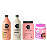 Kit completo s.o.s hidratacion mega litro x 4 - SALON LINE